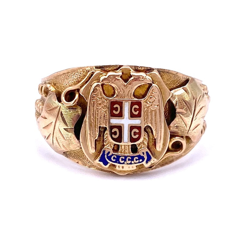 Anello uomo vintage oro outlet
