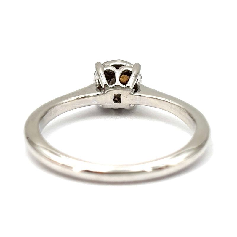 Anello brillanti margherita circolare e oro - 0.25-0.30 ct; 3 gr