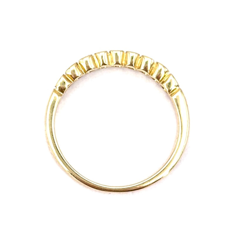 Anello riviera brillanti e oro giallo - 0.15-0.18 ct; 3.76 gr