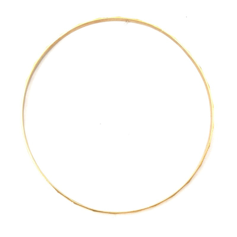 Bracciale bangle a cerchio rigido in oro, vintage  - 6.16 gr