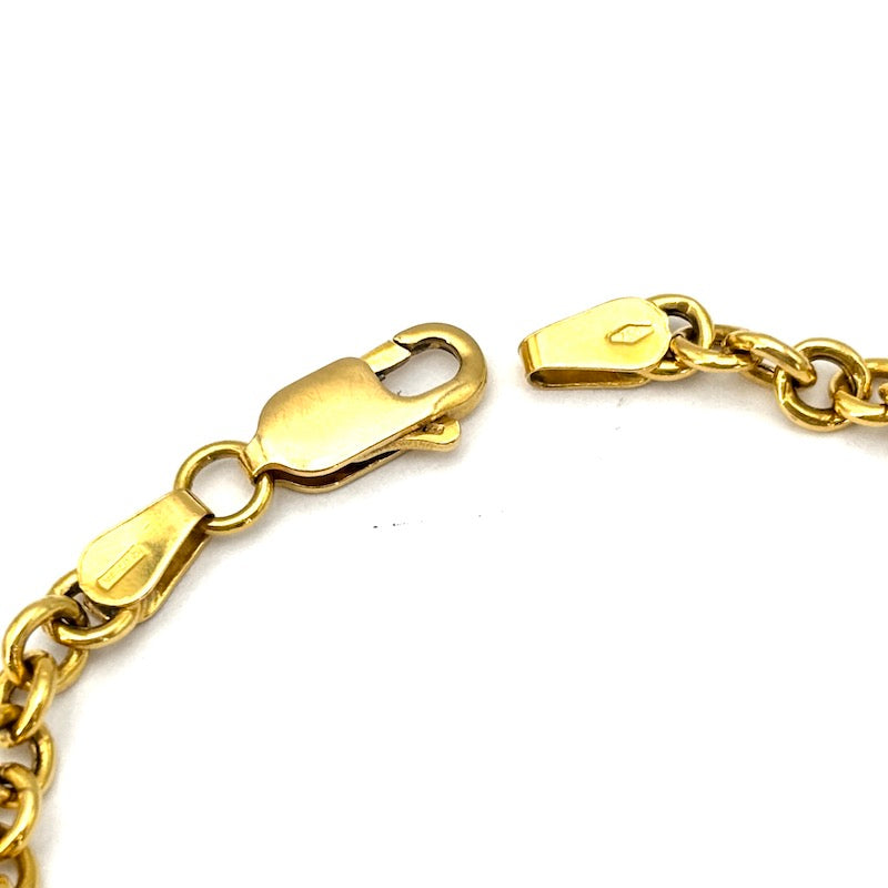 Bracciale catena rollò oro giallo; 5.75 gr - 18.5 cm
