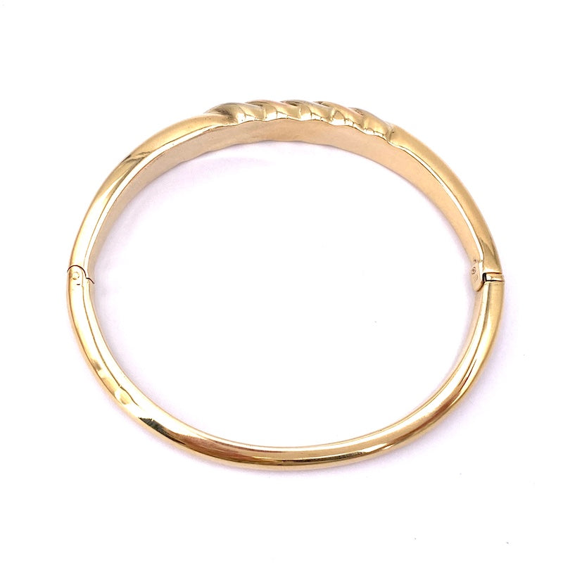 Bracciale cerchio rigido, tricolore oro; 20.57 gr