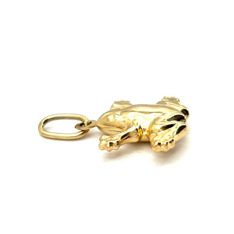 Ciondolo charm rospo oro giallo 18 kt; 1.62 gr