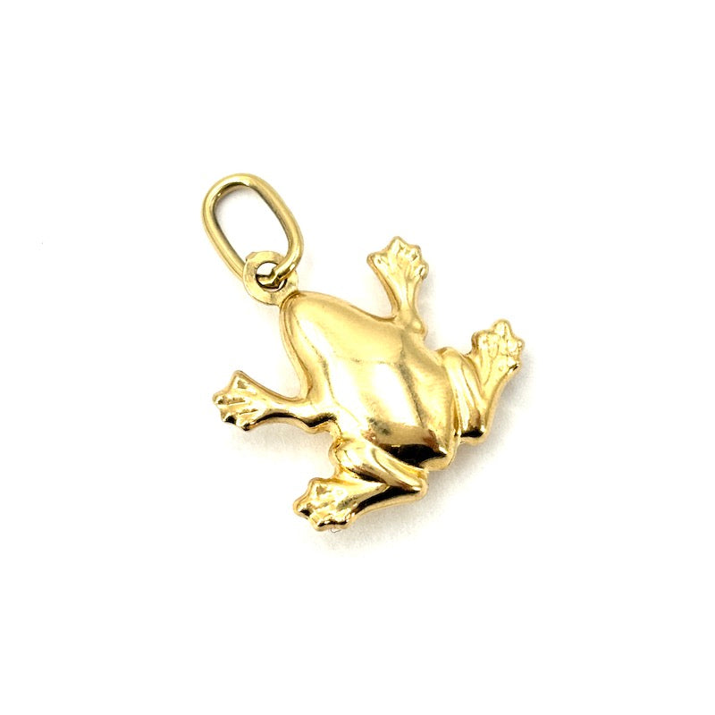 Ciondolo charm rospo oro giallo 18 kt; 1.62 gr