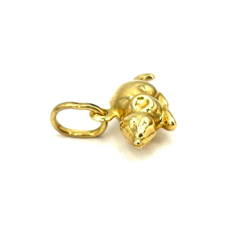 Ciondolo charm topolino oro giallo 18 kt; 0.98 gr