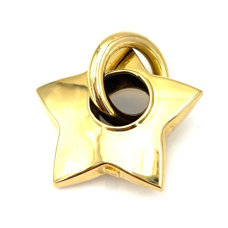 Ciondolo maxi stella oro giallo 18 kt; 10.57 gr