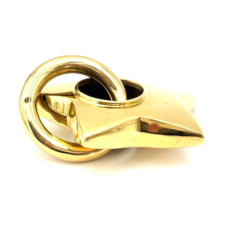Ciondolo maxi stella oro giallo 18 kt; 10.57 gr