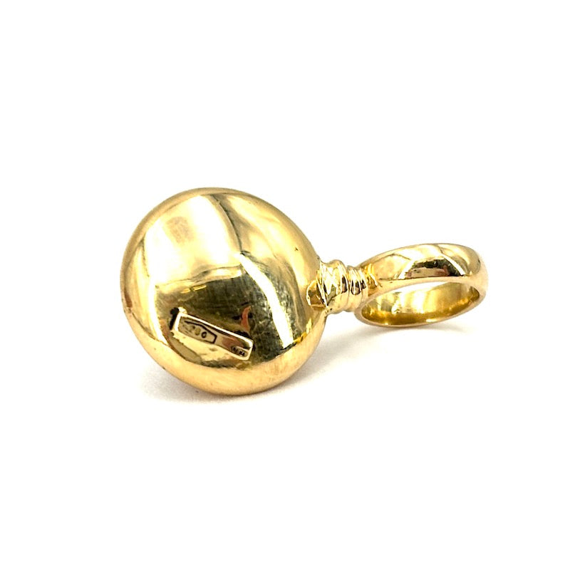 Ciondolo perla mabè, oro giallo; 4.21 gr