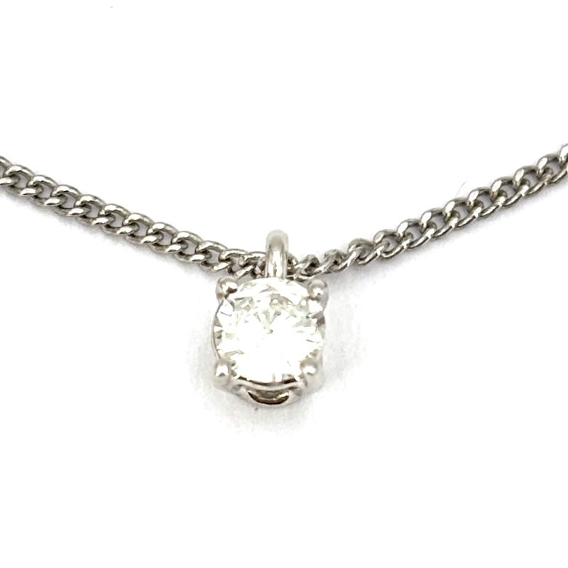 Ciondolo punto luce brillante solitario e oro - 0.18-0.22 ct; 1.58 gr