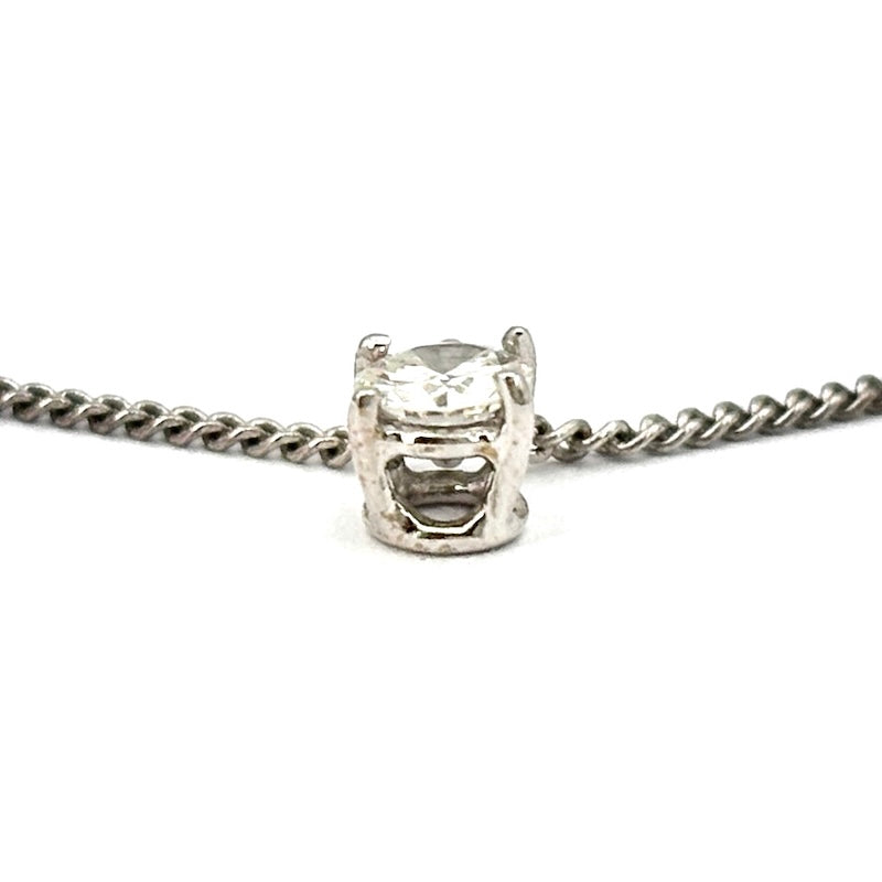 Ciondolo punto luce brillante solitario e oro - 0.18-0.22 ct; 1.58 gr