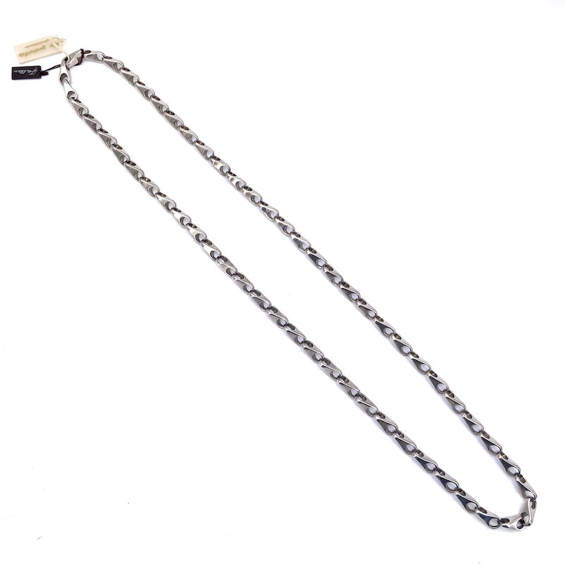 Collana Fallaci catena lunga unisex, argento; 88 cm, 145 gr