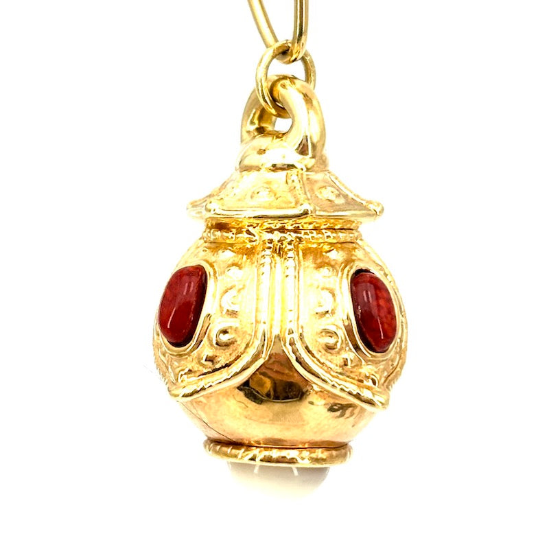 Collana charms mine oro; 61 cm - 36.74 gr