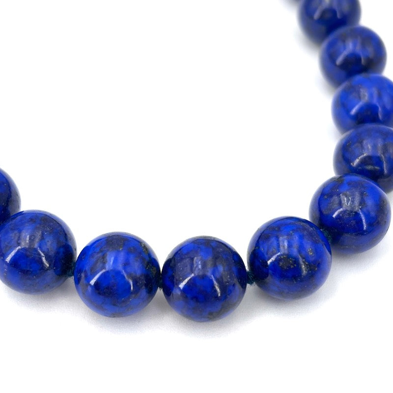 Collana maxi lapis blu e oro; 67 cm - 167.2 gr