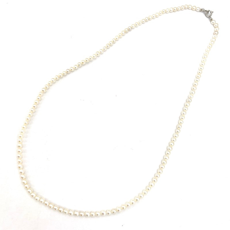 Collana micro perle Akoya - 3 mm- e oro - 50 cm; 9.76 gr