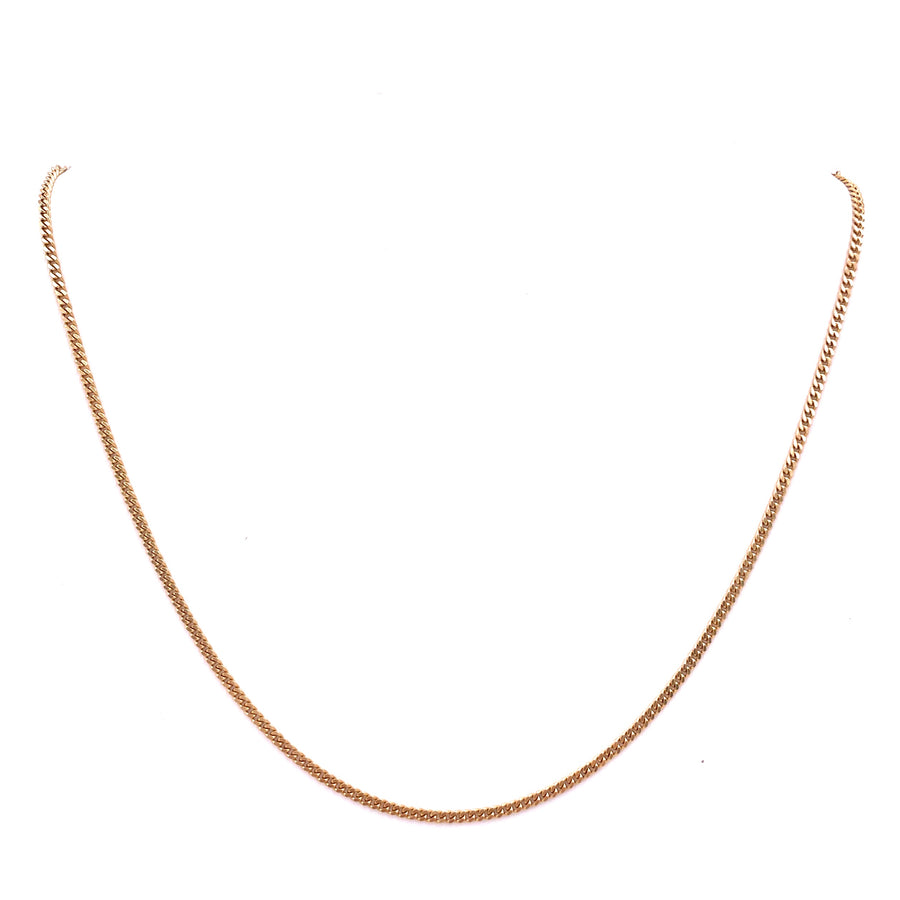 Collana oro giallo catena groumette; 44 cm, 7.11 gr