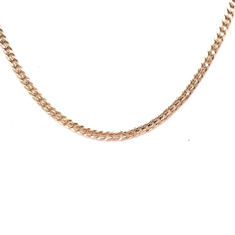Collana oro giallo catena groumette; 50 cm, 23,2 gr
