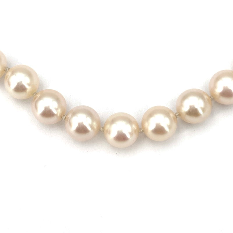 Collana perle Akoya - 7-7.5 mm - 46 cm; 38.77 gr