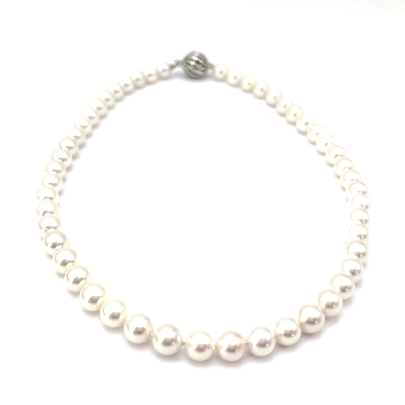 Collana perle Akoya - 7.5-8 mm - 45 cm
