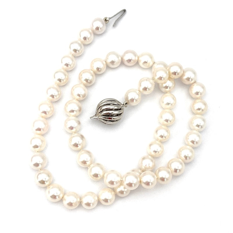 Collana perle Akoya - 7.5-8 mm - 45 cm
