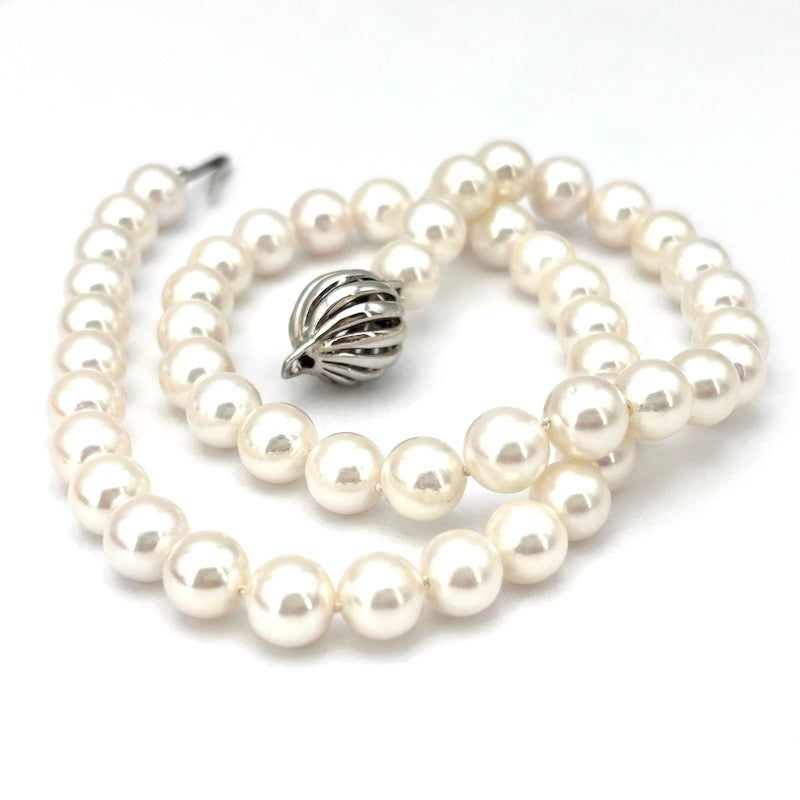 Collana perle Akoya - 7.5-8 mm - 45 cm