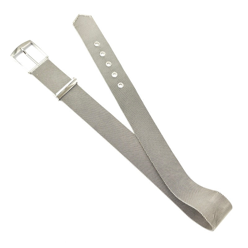 Collier choker UNOAERRE catena fibbia cintura oro bianco; 68.62 gr - 40 cm
