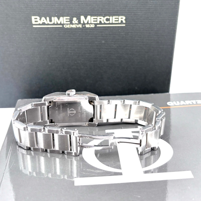 Orologio Baume & Mercier Hampton Lady, acciaio e brillanti. 2007, full set; 64.42 gr