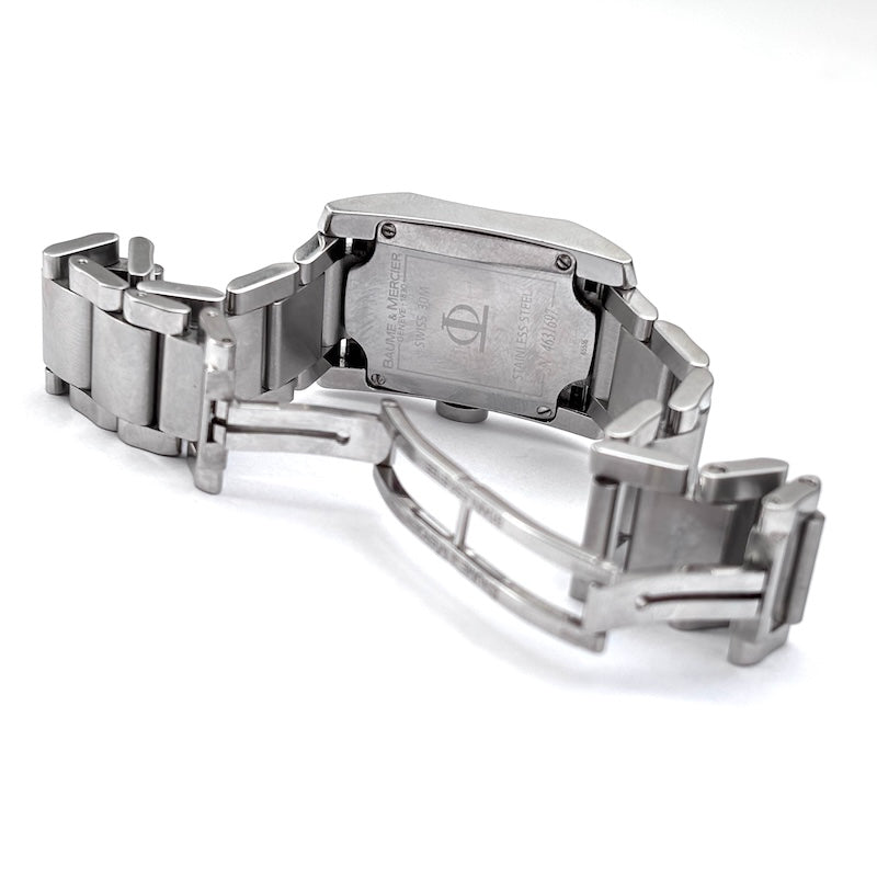 Orologio Baume & Mercier Hampton Lady, acciaio e brillanti. 2007, full set; 64.42 gr