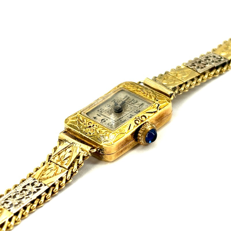 Orologio d'epoca Denis, oro, anni '20; 16.61 gr