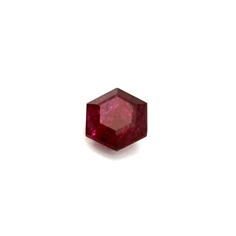 Rubino pietra sfusa, esagono - 1.44 ct