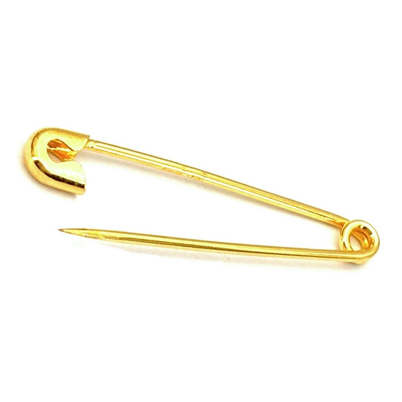 Spilla da balia vintage oro giallo - 1.09 gr