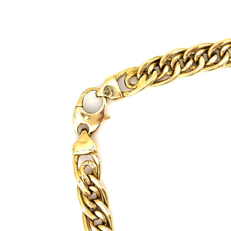 Catena Gourmette con perline mm.2 Gold filled x cm.50 - Perles & Co Catena Gourmette con perline mm.2 Gold filled x cm.50 - Perles & Co